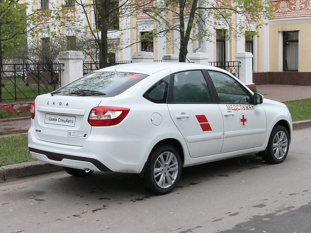 Санитарный автомобиль на базе Lada Granta для Медслужбы