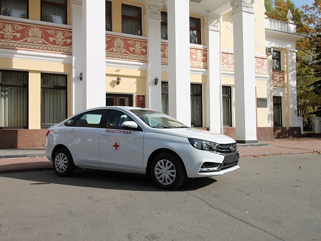 Санитарный автомобиль на базе Lada Vesta для Медслужбы